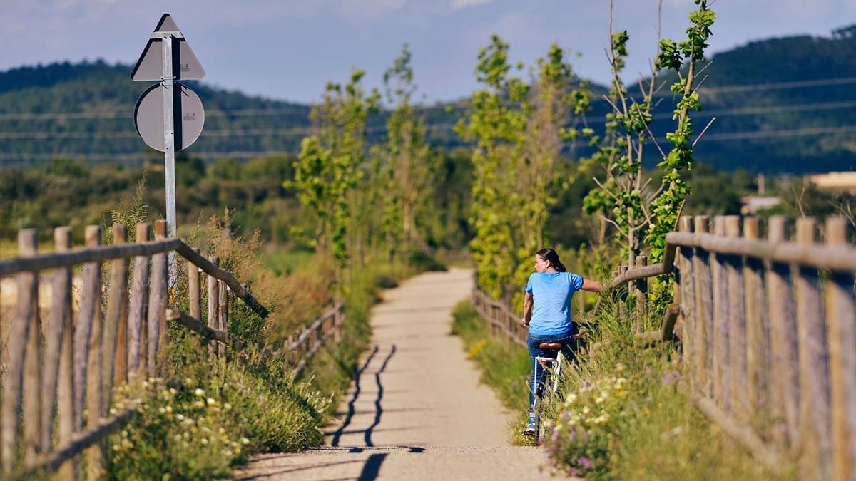 Der Name ist Programm: Die Via Verde ist sehr grün