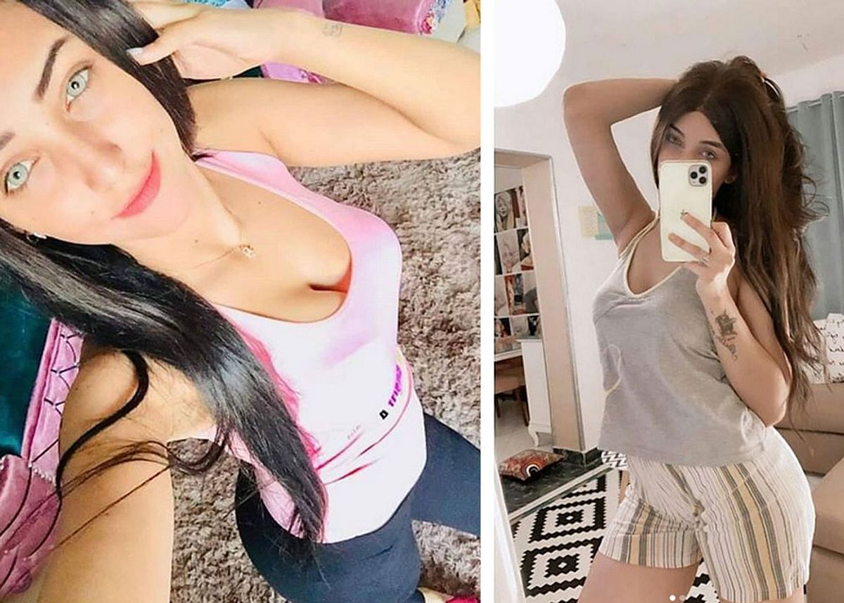 Zwei Selfies von Manar Samy