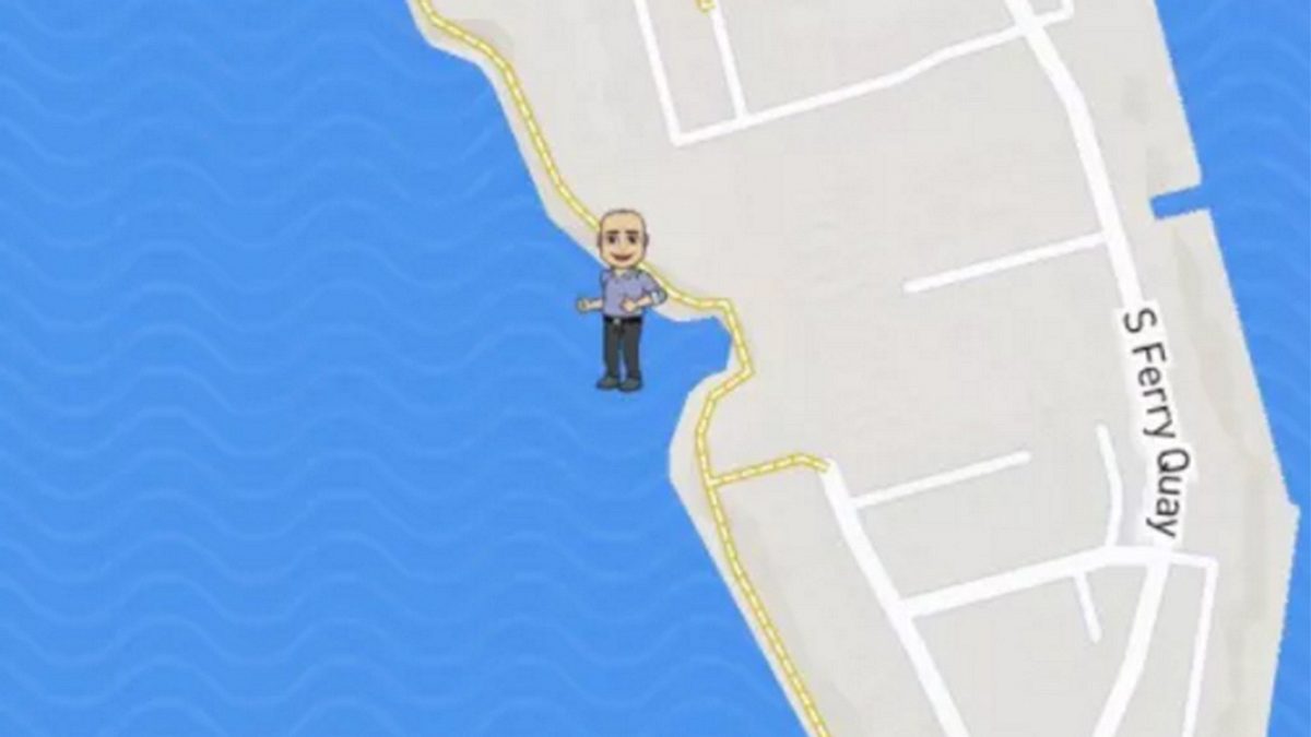  Snapchat-Fauxpas: Ein englischer Fotograf steckt im Matsch des River Mersey in Liverpool fest