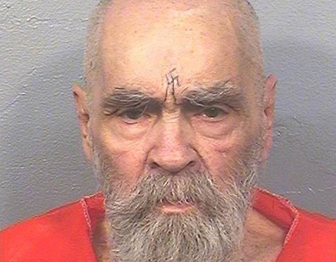 Dieses Polizeifoto zeigt Manson nur Wochen vor seinem Tod