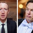 Mark Zuckerberg & Elon Musk - Foto: IMAGO / ZUMA Wire / Getty Images / Theo Wargo (Collage Männersache)