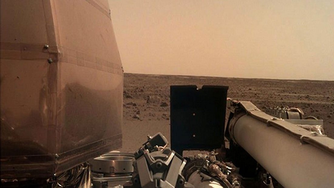 Foto von der Mars-Oberfläche Foto von der Mars-Oberfläche