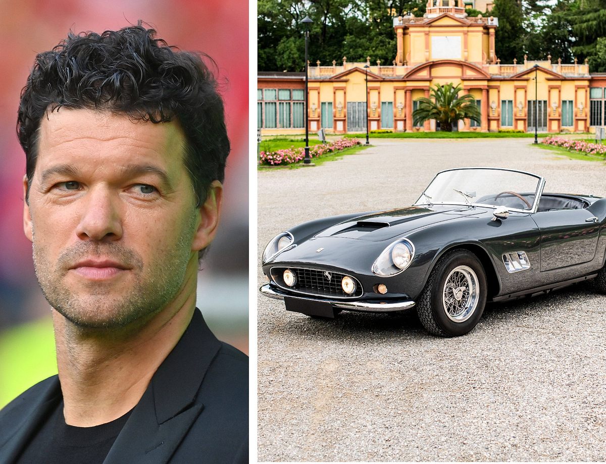 Michael Ballack und sein Ferrari 250 GT SWB California Spider