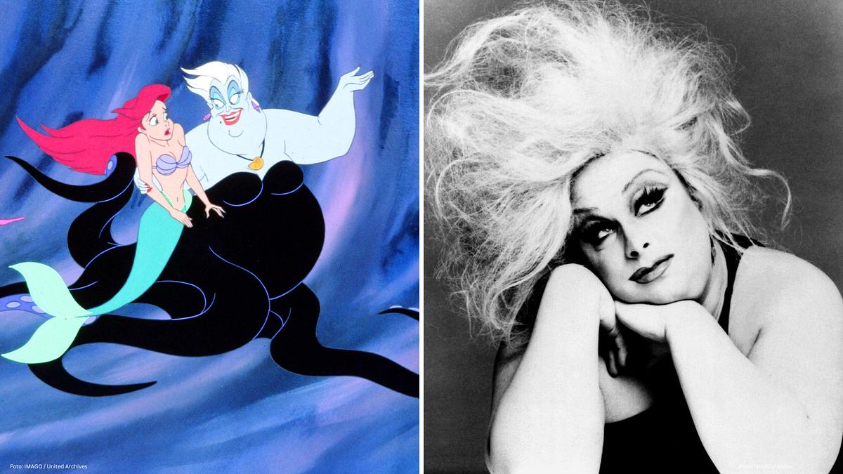 Drag Queen Divine und Meerhexe Ursula