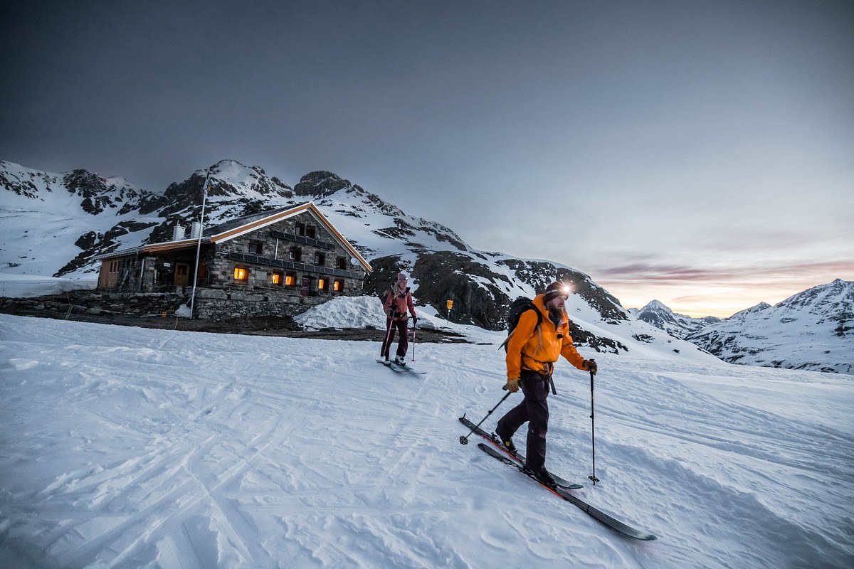 Zwischenstopp: Pause in der Grialetsch-Hütte. 