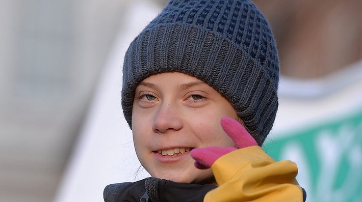 Greta Thunberg - Foto: Getty Images / FILIPPO MONTEFORTE / Kontributor