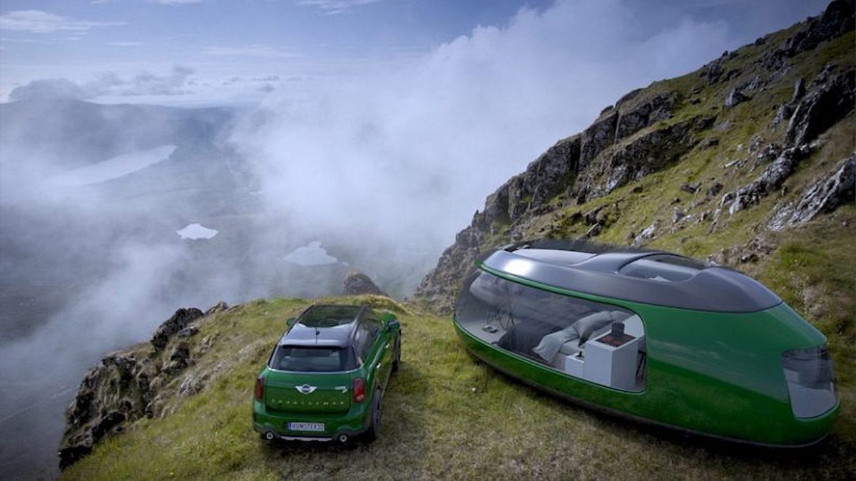 Camping-Konzept: Mit dem MINI F60 in die Zukunft reisen 