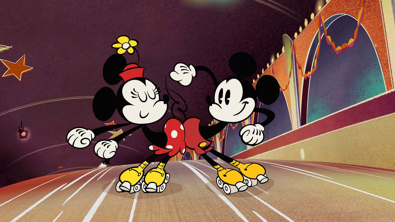 Minnie und Mickey Maus