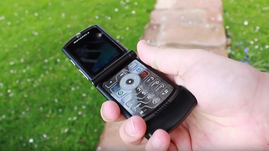 Das Motorola Razr wird neuaufgelegt. Das Motorola Razr wird neuaufgelegt.