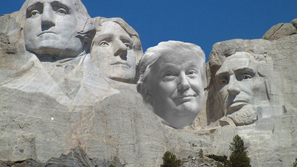 Mount Rushmore mit Trump? Petition fordert Donald J. Trump als fünften Präsidentenkopf