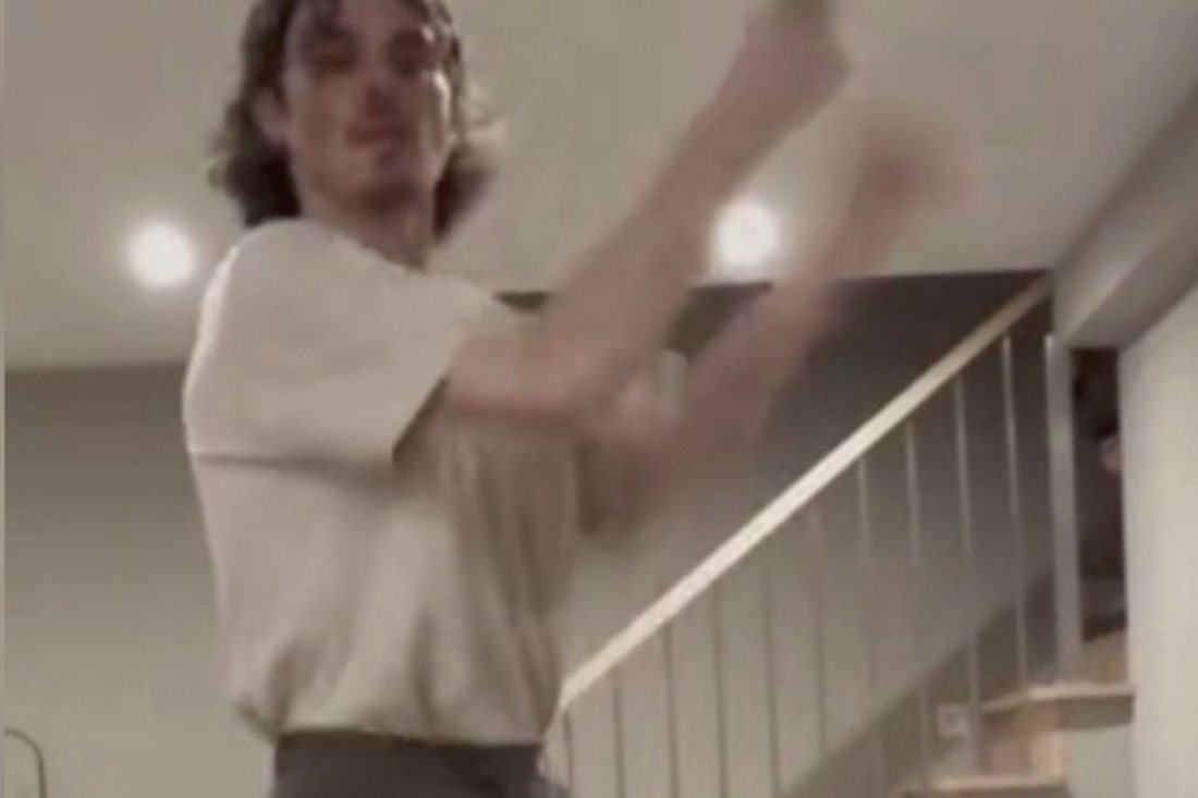 Mysteriöses TikTok-Video versetzt Zuschauer in Angst Screenshot aus einem TikTok-Video von User reubix_cube