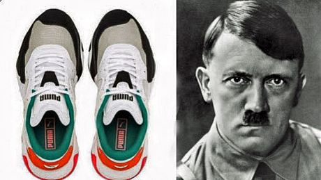 Puma-Sneaker, Adolf Hitler - Foto: Screenshot Twitter