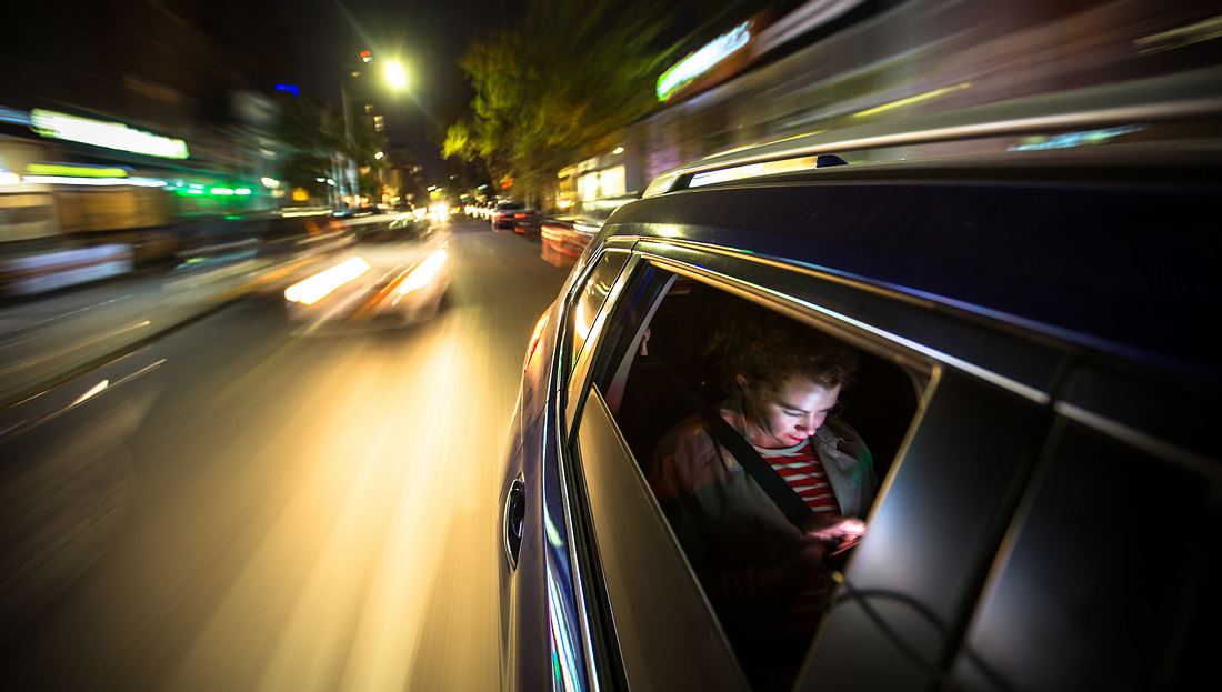 Nachts im Auto Nachts im Auto