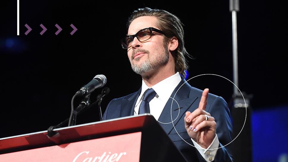 Brad Pitt mit Nagellack - Foto: Getty Images /  Jason Merritt / TERM 