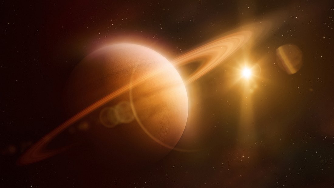 Ansicht des Planeten Saturn Ansicht des Planeten Saturn