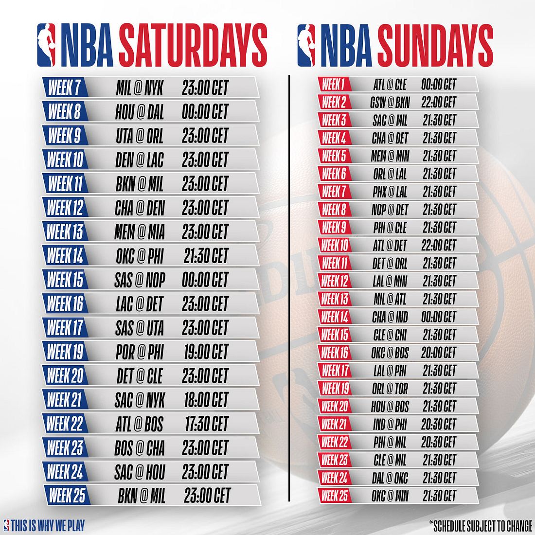 NBA Sundays