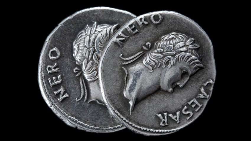 Antike Münzen mit Nero-Prägung - Foto: iStock / Luso