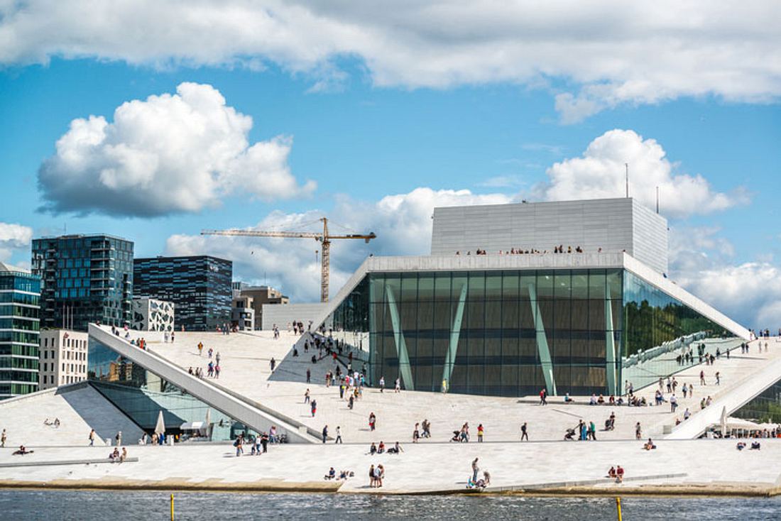Neues Opernhaus in Oslo. Neues Opernhaus in Oslo.