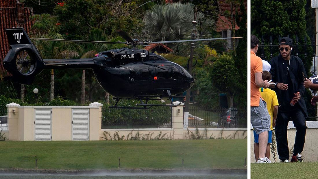 Neymar und sein neuer Helicopter