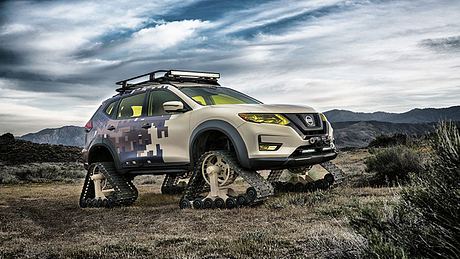 Ketten-SUV: Nissan Rogue Trail Warrior  - Foto: Nissan