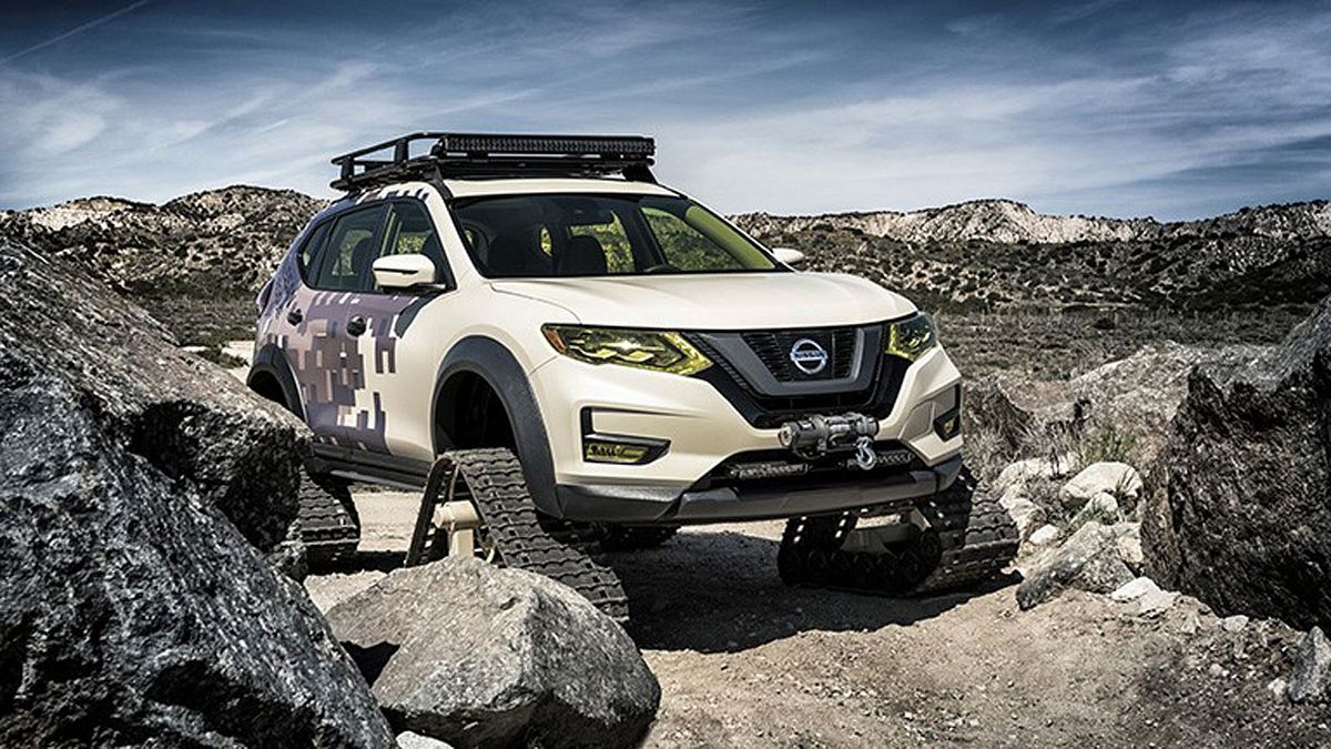 Ketten-SUV: Nissan Rogue Trail Warrior 