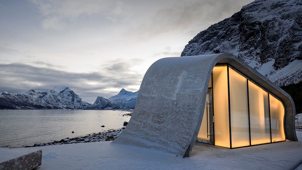 Rastplatztoilette in Norwegen (Ureddplassen)