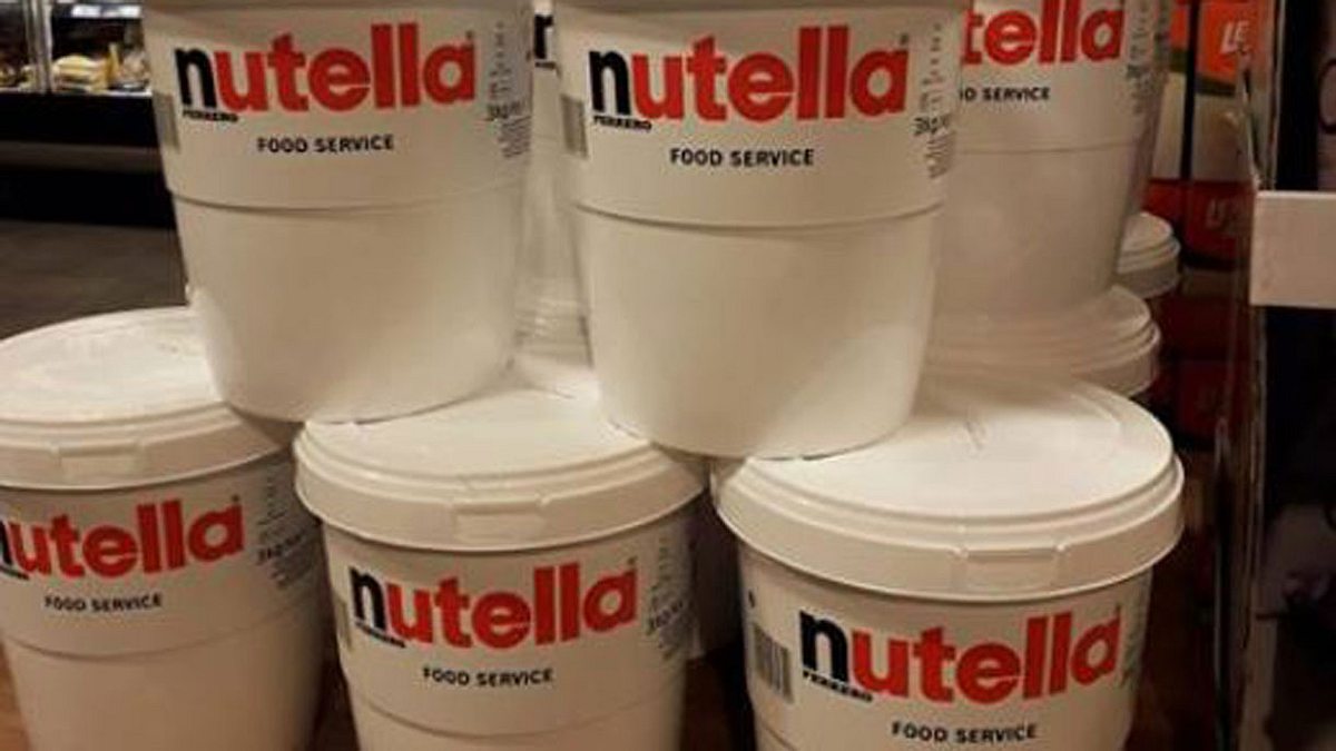 Nutella im Drei-Liter-Eimer