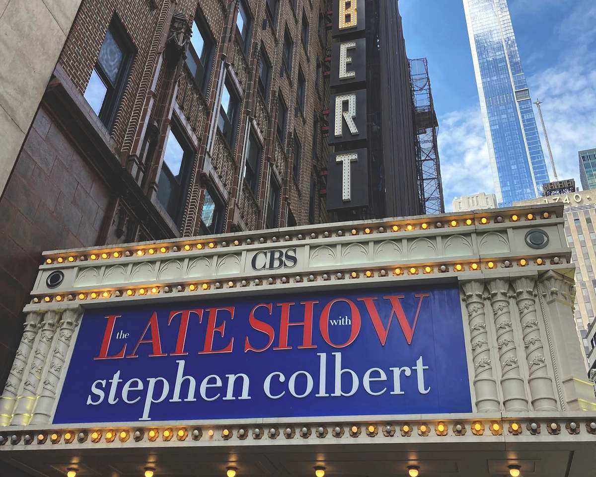 Eingang von The Late Show with Stephen Colbert