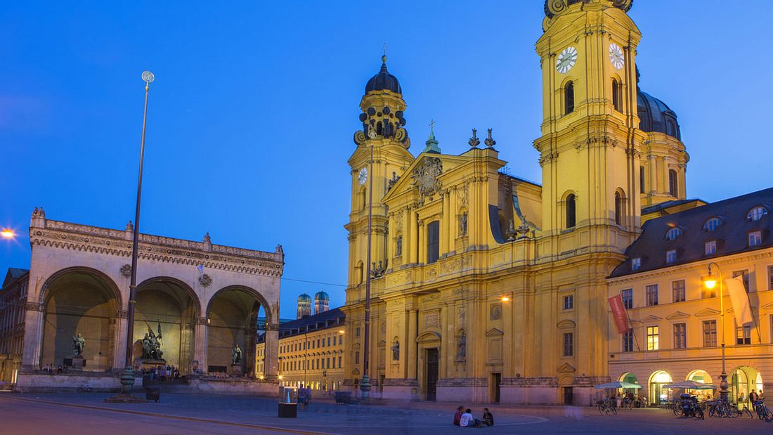 Odeonsplatz in München. Odeonsplatz in München.