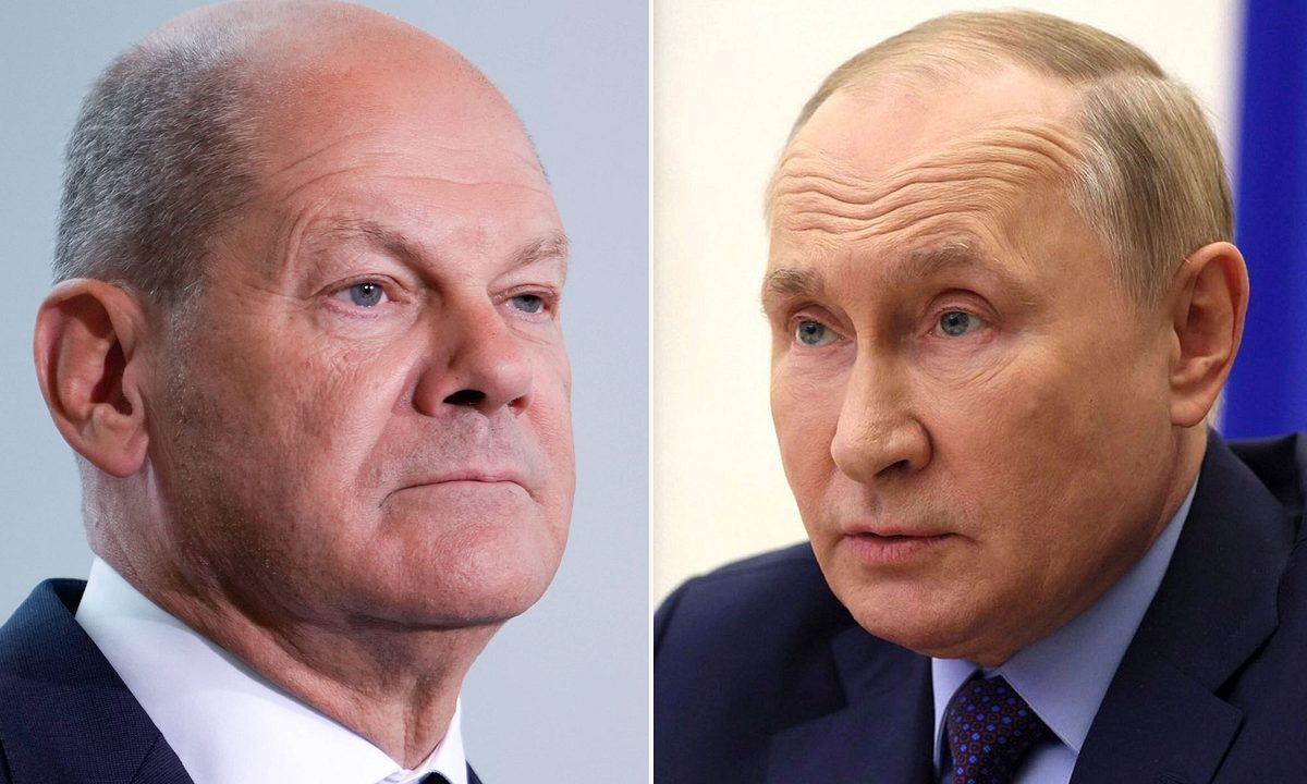 Olaf Scholz, Wladimir Putin