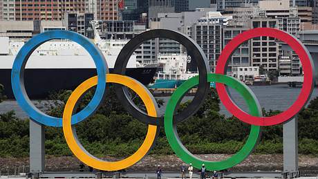 Die olympischen Ringe von Tokio - Foto: IMAGO / ZUMA Wire
