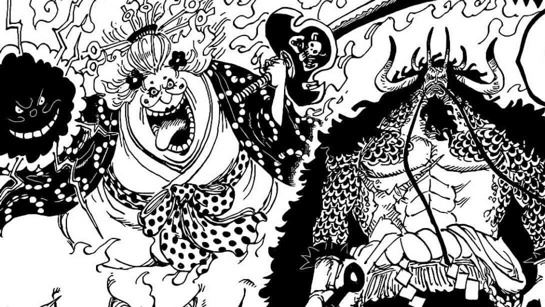 Big Mom und Kaido in One Piece - Foto: Shonen Jump / Eiichiro Oda