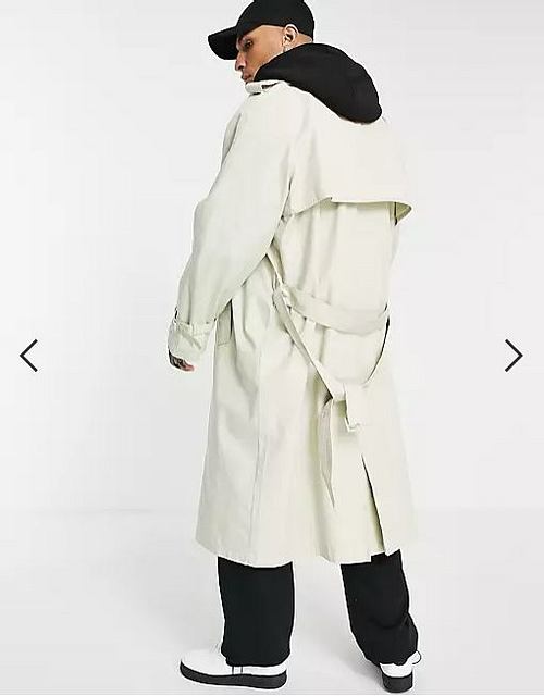 Trenchcoat Herren Oversized, Asos Design 