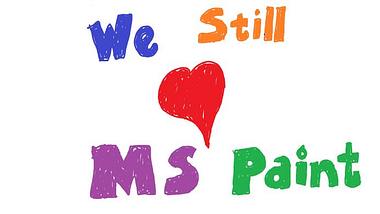 Nostalgie: MS Paint wird nicht weiterentwickelt - Foto: Microsoft