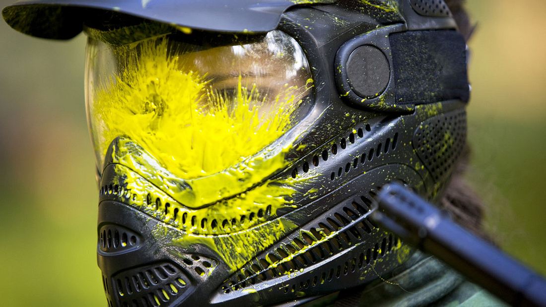 In your face Paintball – Farbe im Gesicht
