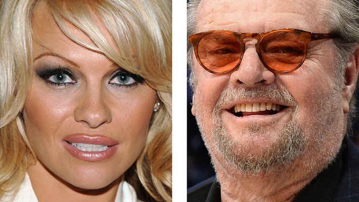 Pamela Anderson, Jack Nicholson - Foto: Getty Images/	Stephen Shugerman, Getty Images/Kevork Djansezian 