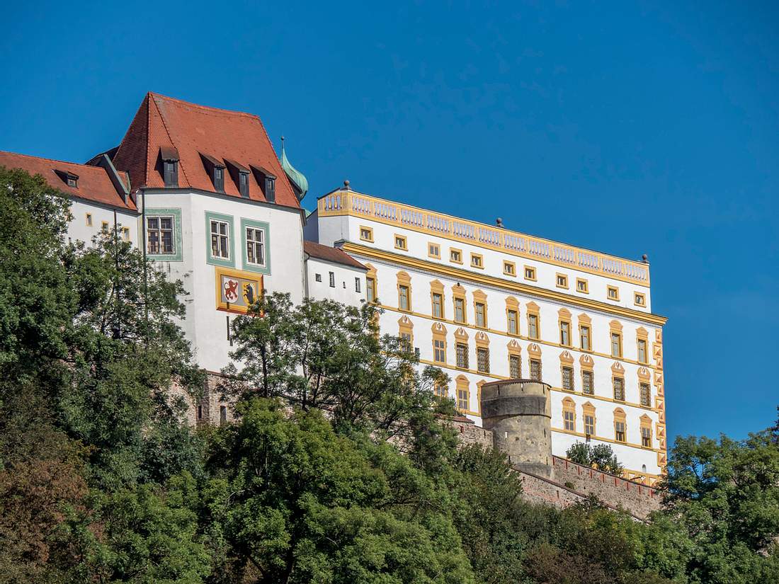 Die mittelalterliche Burganlage Veste Oberhaus