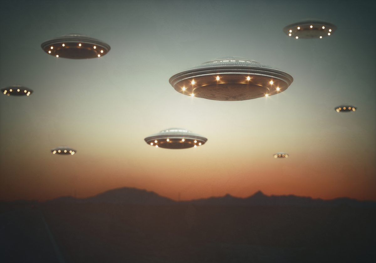 UFO am Himmel