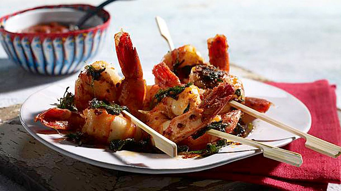 Peri-Peri-Garnelen-Spieße Peri-Peri-Garnelen-Spieße