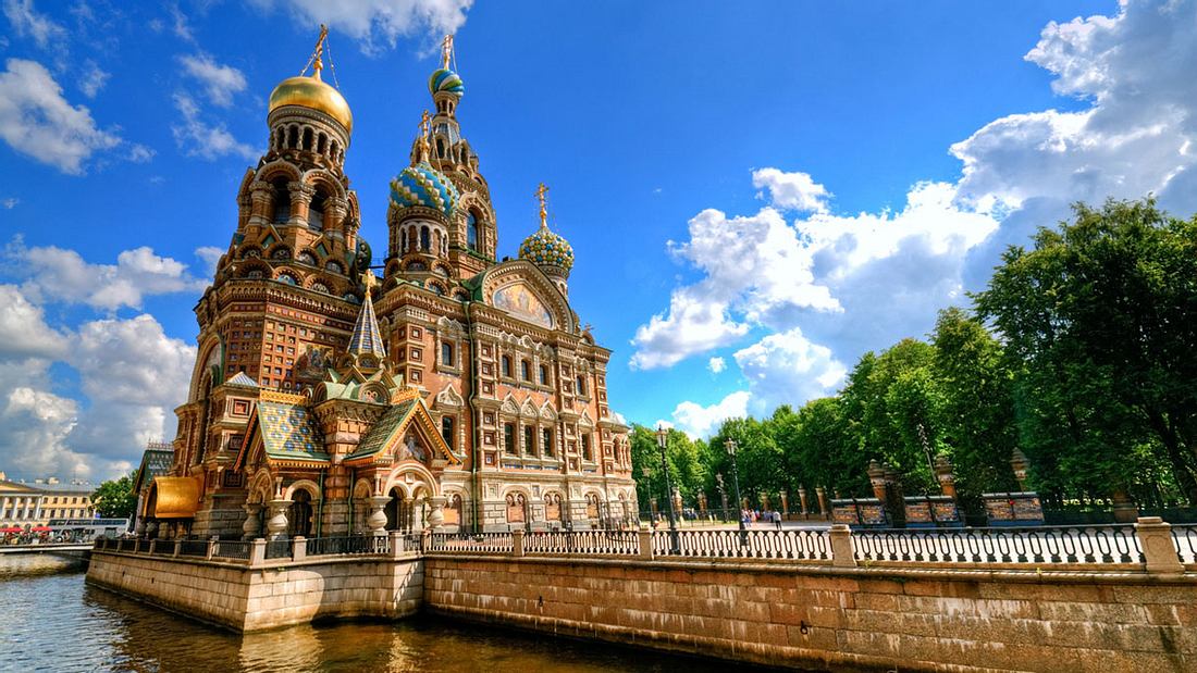 Die Erlöserkirche in St. Petersburg. Erlöserkirche