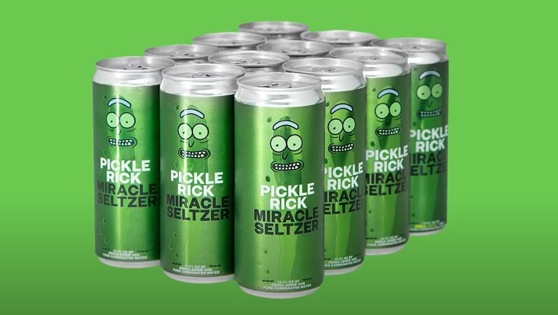 Pickle Rick Miracle Seltzer Sprudel Pickle Rick Miracle Seltzer Sprudel