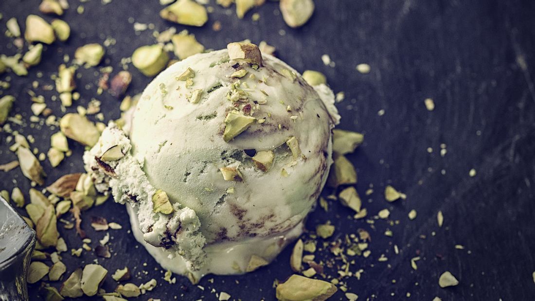 Rezept für gesalzenes Pistazien-Parfait