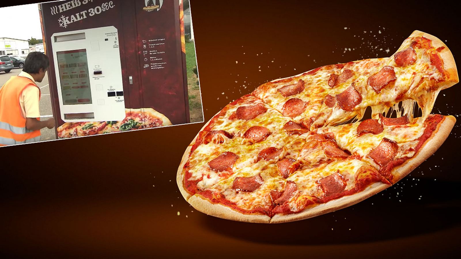 Erstmals in Deutschland: Frische Pizza aus dem Automaten | Männersache