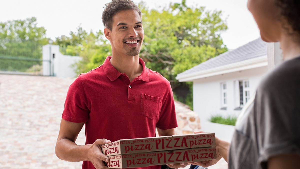 Pizza-Lieferung