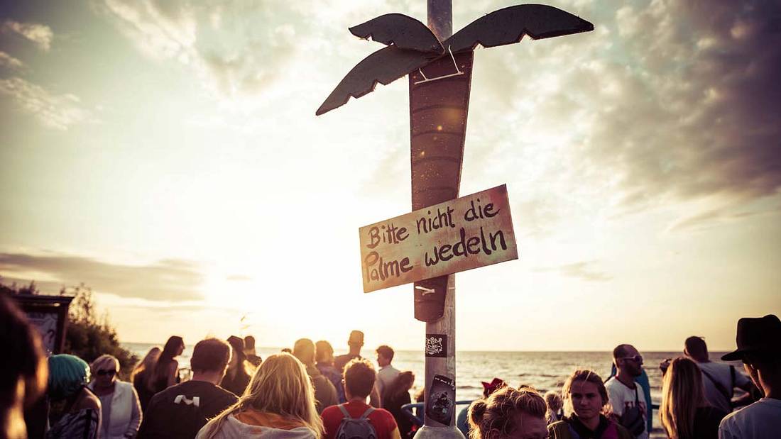 Das Festivalgelände ist mit viel Liebe dekoriert Das Festivalgelände ist mit viel Liebe dekoriert