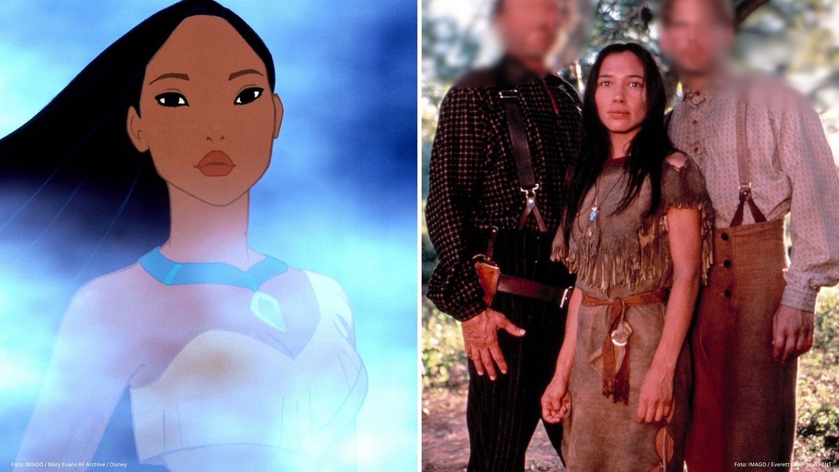 Irene Bedard und Pocahontas