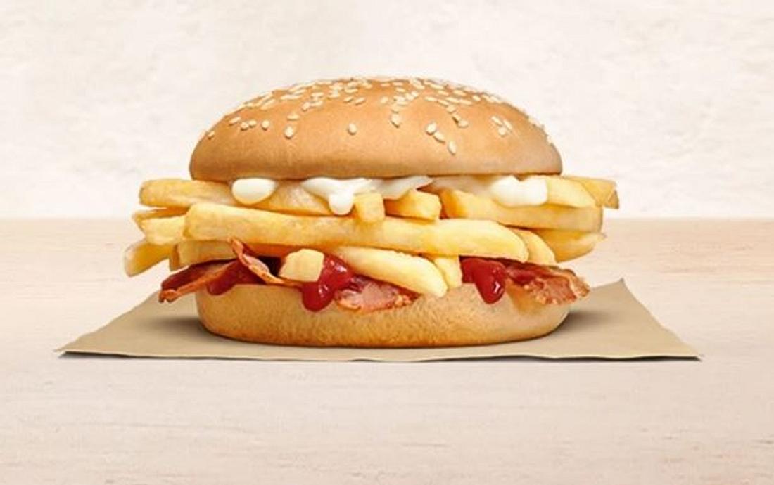 Pommes-Burger von Burger King