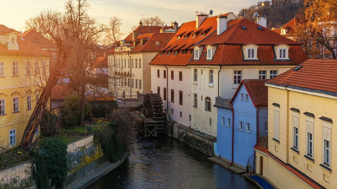 Moldau-Insel Kampa. Insel Kampa