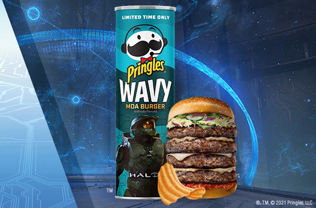 Halo-inspirierte Pringles Halo-inspirierte Pringles