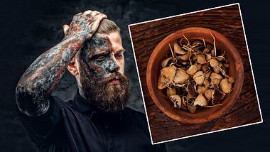 Psychopilze befehlen übles Tattoo! - Foto: iStock / eskymaks / FXQuadro (Collage Männersache)